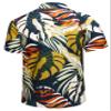 SheLucki Hawaiian Shirt for Men, Unisex Summer Beach Casual Short Sleeve Button Down Shirts, Printed Palmshadow Clothing Leaf Green L view 4
