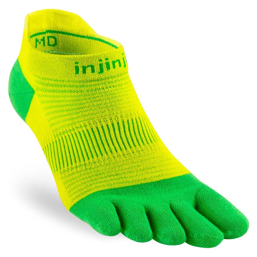 Injinji Run Lightweight No-Show (Large, Clover)