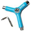[CCS] Skateboard Tool - All in One T Tool, Metal T Tool W/Grip File, or Y Tool W/Rethreader (Blue Rethreader) view 1