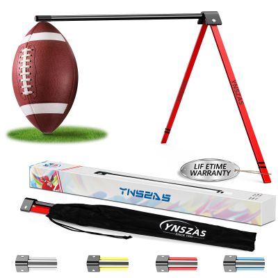YNSZAS Football Kicking Tee, Portable Field Goal Kicking Holder Stand, Kickoff Tee Compatible with All Football Sizes, Football Training Practice Equipment for Adult & Youth