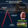YNSZAS  Football Kicking Tee, Portable Field Goal Kicking Holder Stand, Kickoff Tee Compatible with All Football Sizes, Football Training Practice Equipment for Adult & Youth view 3