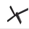 BenchK - Wooden Swedish Ladder Wall Stall Bar - Indoor Chin Up Bar Workout Equipment for Home Exercise, Physical Therapy, Gymnastics, Fitness (WallBars + Fixed Pullup Bar, Black) view 4