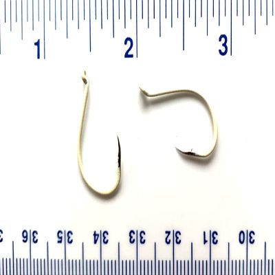 1000 Gerry's Tackle White Glow-in-The-Dark Octopus Fish Hooks Size 2 - Bulk Hooks