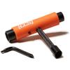 [CCS] Skateboard Tool - All in One T Tool, Metal T Tool W/Grip File, or Y Tool W/Rethreader (Orange Metal) view 2