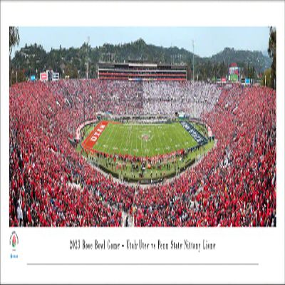 2023 Rose Bowl Game, Penn State vs Utah - Unframed 40 x 13.5 Poster by Blakeway Panoramas