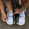 Injinji Run Lightweight No-Show (Small, Gray) view 2