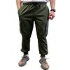 Southpole Mens Jogger Pants Tech Woven Nylon Track Pant with Cargo Pocket, Olive, Medium view 1