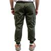 Southpole Mens Jogger Pants Tech Woven Nylon Track Pant with Cargo Pocket, Olive, Medium view 3