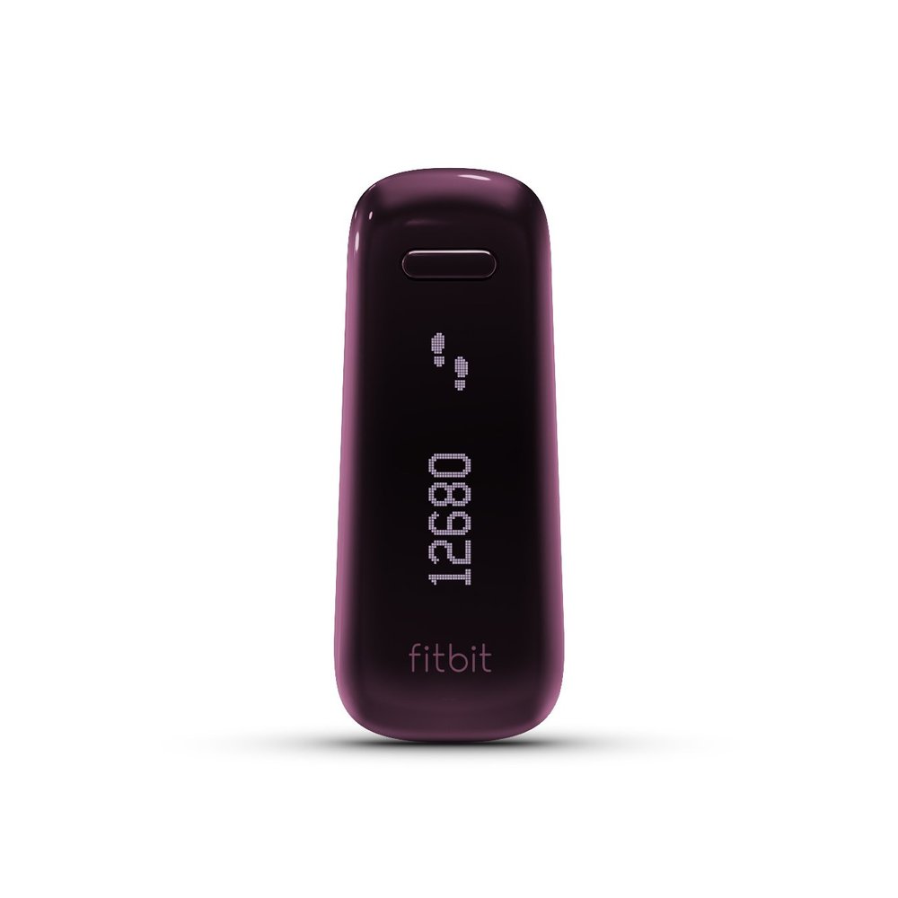 Fitbit One Wireless Activity Plus Sleep Tracker, Burgundy (Renewed)