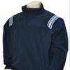 Smitty | BBS-330 | Big League Jacket | All Weather Baseball Umpire Jacket Full Zip | Fleece Lined | Baseball | Umpires Choice (XL, Navy W/Navy, White, Powder Blue Trim) view 1