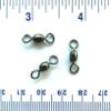 1000 Gerry's Tackle Black Crane Fishing Swivels Size 4 (80 lbs. Test) - Bulk swivels view 1