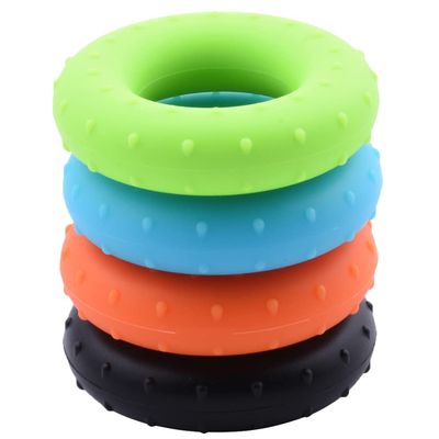 4pcs Hand Strengthener Rings Resistance Silicone Hand Exercisers for Muscle Training Relief Portable Workout Equipment for Home Gym Use