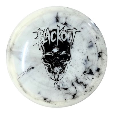 Blackout Disc Golf Fairway Driver | Semi-Glow Plastic | Precision Control with Ease