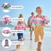 Kids Swim Vest for Children Learn Swimming Training Toddler Floaties with Adjustable Non-Slip Buckle Shoulder Harness Arm Wings for 22-66 lbs Boys/Girls Beach view 4
