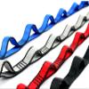 2Pcs 22KN Strong Climbing Strap Daisy Chain Nylon Daisy Chain Adjustable Strap Rope Length 110/150/180cmYoga Extend Belt (Black, 1.5m) view 4
