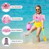 Kids Swim Vest for Children Learn Swimming Training,2024 Updated Toddler Floaties with Shoulder Harness Arm Wings for 22-66 lbs Boys/Girls Sea Beach Pool view 4