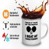 Table Tennis Camper Mug 12oz - Fueled by tears - Table Tennis Paddles Ping Pong Table Tennis Racket Indoor Game Score Keeper Professional Tennis Trainer view 4