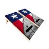 Get Outside Games Texas Flag Distressed Split Come and Take It Wood Grain - 24x48 Full Size Premium Cornhole Boards (Cornhole Boards + 8 All Weather Bags) view 2