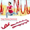 2Pcs 22KN Strong Climbing Strap Daisy Chain Nylon Daisy Chain Adjustable Strap Rope Length 110/150/180cmYoga Extend Belt (Red, 1.1m) view 2