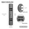 10kg Fitness Tube Portable Durable Training Rubber Weight Bar Weight Bearing Fitness TPR Barrel for Loaded Movement Training 22LBS Gray view 2