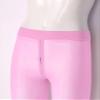 Agoky Women's High Waist Pantyhose Hosiery Seamless Silk Tights With Zipper Crotch - Footed Pink X-Large view 3