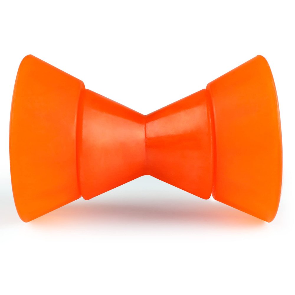 BALAVA Boat Trailer Roller,Boat Rollers for Trailer,Bow Roller with Bells and Bolt,1/2 in Shaft Boat Trailer Bow Stop, Great for Boat Trailer Bracket,Orange