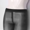 Agoky Women's High Waist Pantyhose Hosiery Seamless Silk Tights With Zipper Crotch - Footed Black X-Large view 3