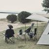 Damei century Folding Camping Chairs- Lightweight, Portable Chair for Beach, Lawn, Outdoor Sports, Black view 2