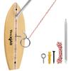 Yes4All Ring Toss Games for Adults, Yard Games, Outdoor Indoor Games, Wooden Hook Ring Game for Bars, Home, Party, 15.7"" Large Size view 1