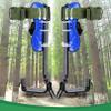 IINCOOY 2 Gears Tree Spikes for Climbing Set Stainless Steel Climbing Nails Adjustable Safety Belt Lanyard Rope Rescue Belt Camping Accessory view 1