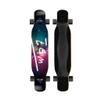 47 Inches Skateboard Longboard Drop Through Long Boards, Skateboard 7 Layer Maple Wood Skate Board Deck Long Board Cruiser for Kids Adults, Beginners Boys Girls Teens (Color : B) view 1