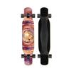 47 Inches Skateboard Longboard Drop Through Long Boards, Skateboard 7 Layer Maple Wood Skate Board Deck Long Board Cruiser for Kids Adults, Beginners Boys Girls Teens (Color : A) view 1