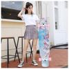 47 Inches Skateboard Longboard Drop Through Long Boards, Skateboard 7 Layer Maple Wood Skate Board Deck Long Board Cruiser for Kids Adults, Beginners Boys Girls Teens (Color : G) view 3