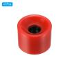 PATIKIL 70mm 78A Longboard Wheel Soft, 4 Pack Cruiser Wheels Street Wheels for Skateboards Skateboard Wheel Replacement PU, Red view 3