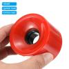 PATIKIL 70mm 78A Longboard Wheel Soft, 4 Pack Cruiser Wheels Street Wheels for Skateboards Skateboard Wheel Replacement PU, Red view 4