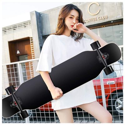 42 Inches Long Boards Skateboard for Girls Boys, Skateboards Premium Longboard Skateboard for Cruising Freestyle Downhill Dancing Skate Board Cruiser for Teens Adults Beginners ( Color : Style B )
