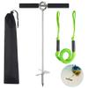 BALAVA 18" Sand Anchor,Shallow Water Sand Anchor with Ground Anchor Screw Auger,316 Stainless Steel Boat Sand Anchor with Removable Handle,for Boats, Jet Skis, PWCs, Pontoon,Include Bungee Line view 1