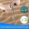 BALAVA 18" Sand Anchor,Shallow Water Sand Anchor with Ground Anchor Screw Auger,316 Stainless Steel Boat Sand Anchor with Removable Handle,for Boats, Jet Skis, PWCs, Pontoon,Include Bungee Line view 3