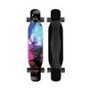 47 Inches Skateboard Longboard Drop Through Long Boards, Skateboard 7 Layer Maple Wood Skate Board Deck Long Board Cruiser for Kids Adults, Beginners Boys Girls Teens (Color : D) view 1