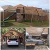 Camouflage Netting, Military Reinforced Camo Net, for Hunting, Camouflage Decoration, Terraces Sunscreen, 1.5x2/3x6/4x8m Shade Net Cover,10x10m(32.8 * 32.8ft) view 4