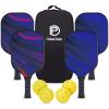 DULCE DOM Pickleball Paddles Set of 4, USAPA Approved Pickleball Paddles Rackets Set, 4 Lightweight Paddles with 4 Pickle Balls and Portable Bag for Beginners Indoor Outdoor Sports view 1