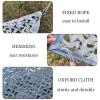 Camouflage Netting, Military Hunting Camo Net, Shade Netting for Garden Sunblock Camping, Grey Reinforced Camouflage Net, 1.5/2/4/6/8/10m,9x11m(29.5 * 36ft) view 2
