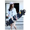 47 Inches Skateboard Longboard Drop Through Long Boards, Skateboard 7 Layer Maple Wood Skate Board Deck Long Board Cruiser for Kids Adults, Beginners Boys Girls Teens (Color : C) view 2