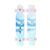 47 Inches Skateboard Longboard Drop Through Long Boards, Skateboard 7 Layer Maple Wood Skate Board Deck Long Board Cruiser for Kids Adults, Beginners Boys Girls Teens (Color : I) view 1
