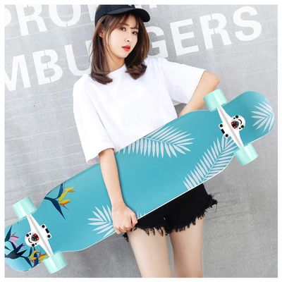 42 Inches Long Boards Skateboard for Girls Boys, Skateboards Premium Longboard Skateboard for Cruising Freestyle Downhill Dancing Skate Board Cruiser for Teens Adults Beginners ( Color : Style H )