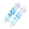 Skateboard Cruiser 7 Layer Maple Skate Board Deck Long Boards Skateboard for Girls Boys, Longboard 47 Inch Drop Through Longboards Complete for Beginners Kids Adults Teens (Color : Style K) view 1