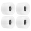 PATIKIL 70mm 78A Longboard Wheels with Black ABEC-9 Bearings, 4 Pack Soft Cruiser Wheels Street Wheels for Skateboards Skateboard Wheel PU, White view 1