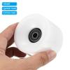 PATIKIL 70mm 78A Longboard Wheels with Black ABEC-9 Bearings, 4 Pack Soft Cruiser Wheels Street Wheels for Skateboards Skateboard Wheel PU, White view 4