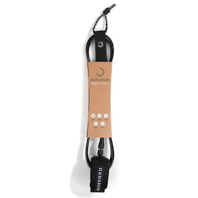 nanazero Recycled Material Leash 9ft for Surfing, 7mm Thickness, Leg Rope for All Types of Surfboard, Shortboards, Mid-Lengths, Longboards, SUP Paddle Boards