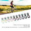 HERCHR 10 Pairs Bicycle Missing Link 8 Speed Chain Reusable Bicycle Chain Link Connector Steel Cycling Bike Chain Link view 2